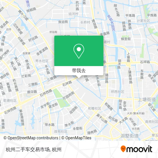 杭州二手车交易市场地图
