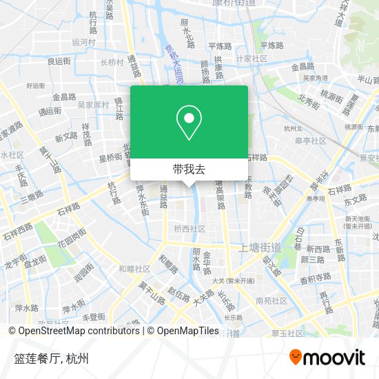 篮莲餐厅地图