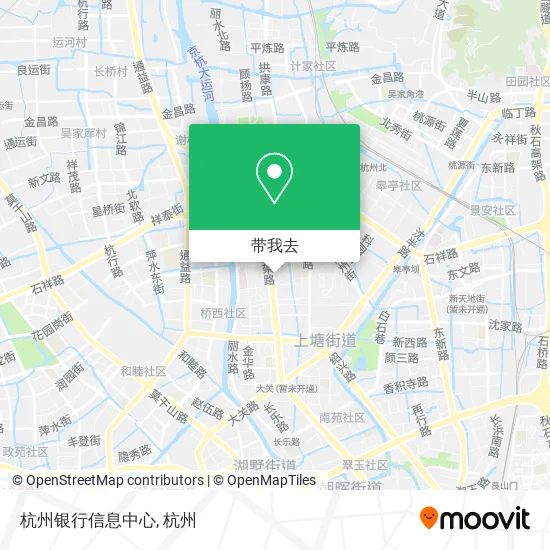 杭州银行信息中心地图