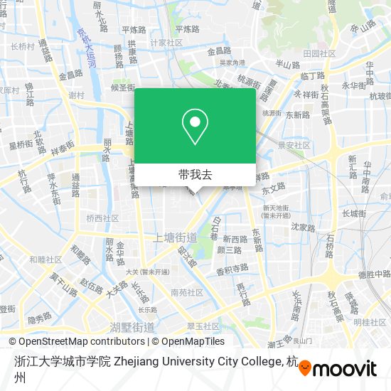 浙江大学城市学院 Zhejiang University City College地图