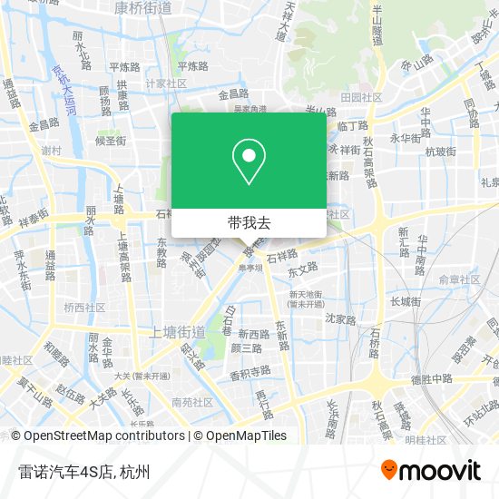 雷诺汽车4S店地图