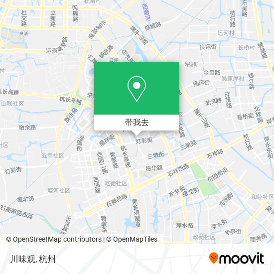 川味观地图