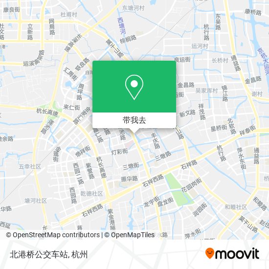 北港桥公交车站地图