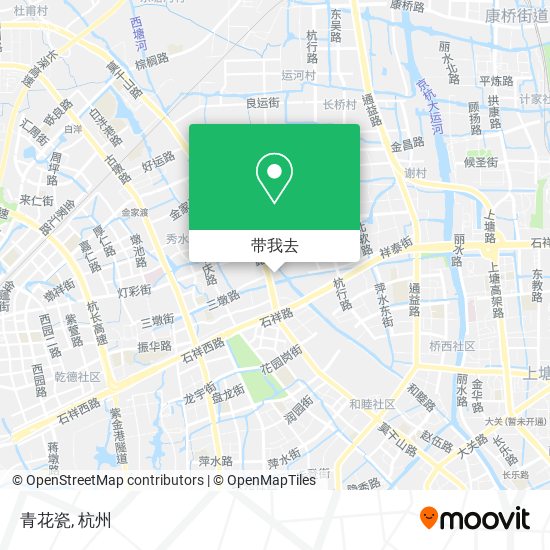 青花瓷地图
