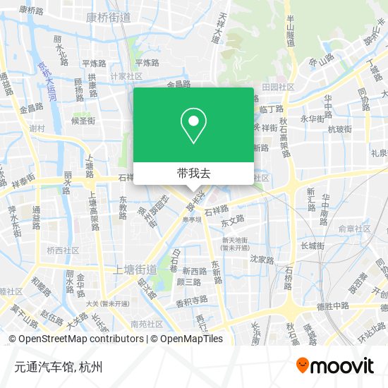 元通汽车馆地图