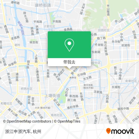浙江申浙汽车地图