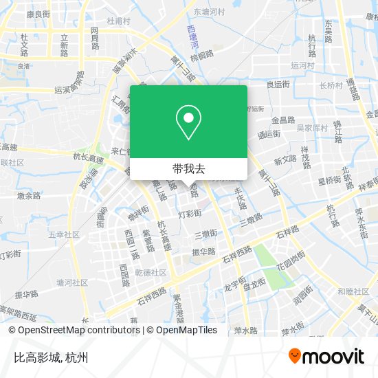 比高影城地图