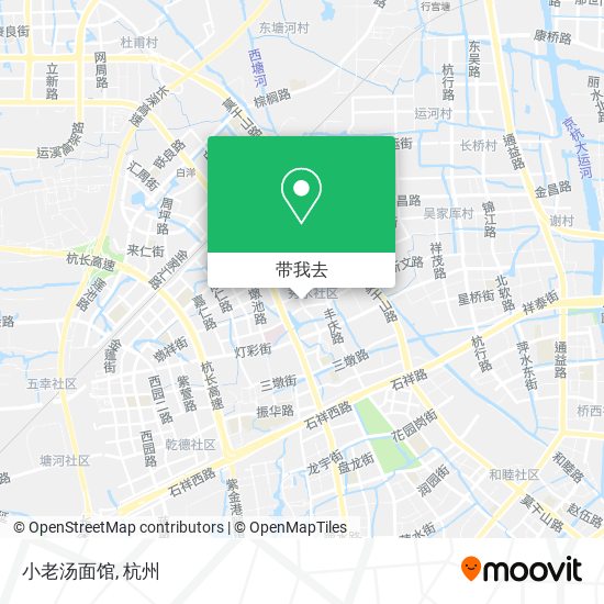 小老汤面馆地图