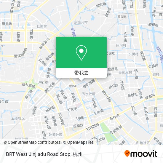 BRT West Jinjiadu Road Stop地图