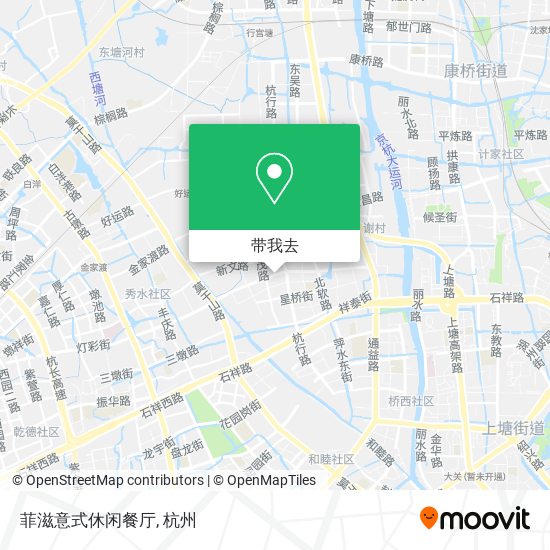 菲滋意式休闲餐厅地图