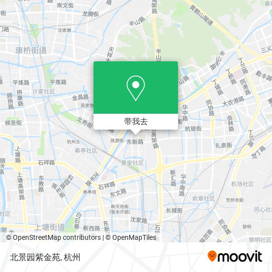 北景园紫金苑地图