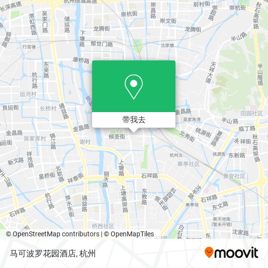 马可波罗花园酒店地图