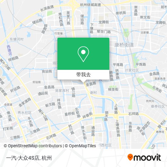 一汽-大众4S店地图