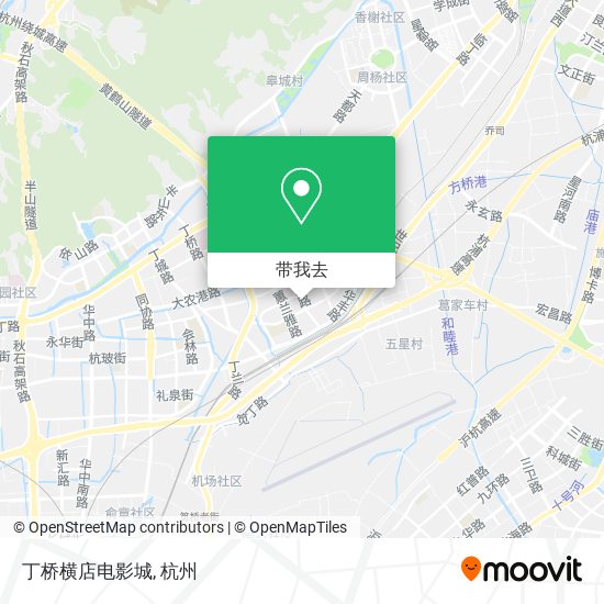 丁桥横店电影城地图