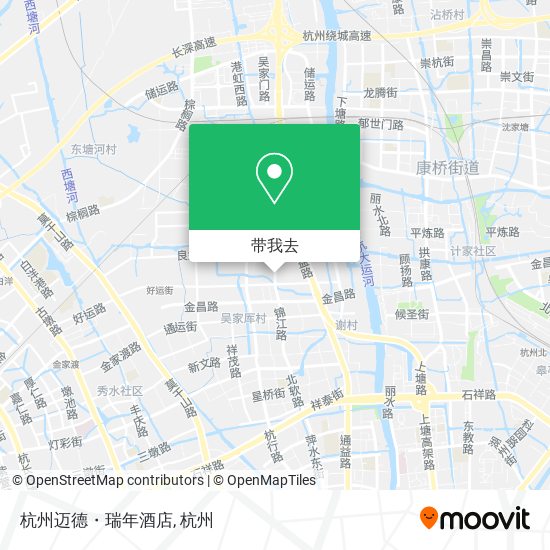 杭州迈德・瑞年酒店地图