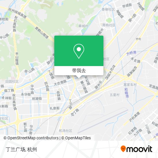 丁兰广场地图