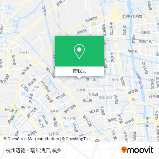 杭州迈德・瑞年洒店地图