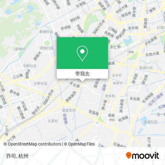 乔司地图
