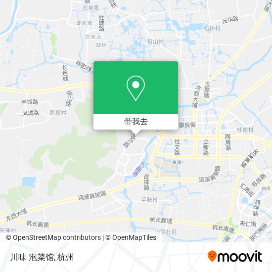 川味 泡菜馆地图