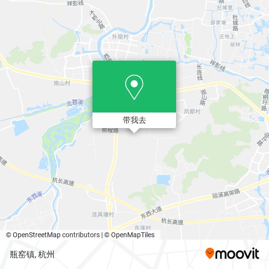 瓶窑镇地图