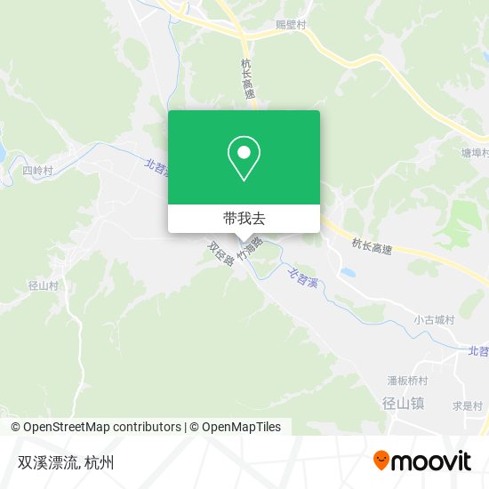 双溪漂流地图