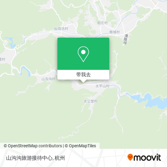 山沟沟旅游接待中心地图