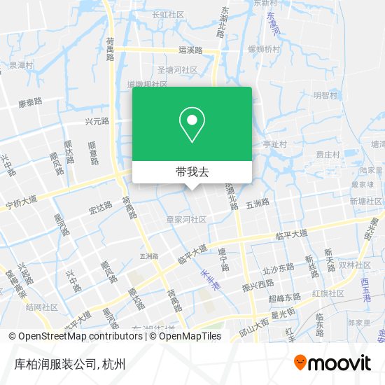 库柏润服装公司地图