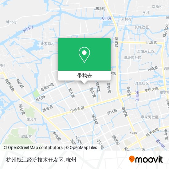 杭州钱江经济技术开发区地图
