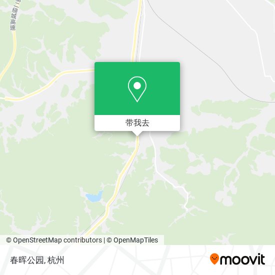 春晖公园地图