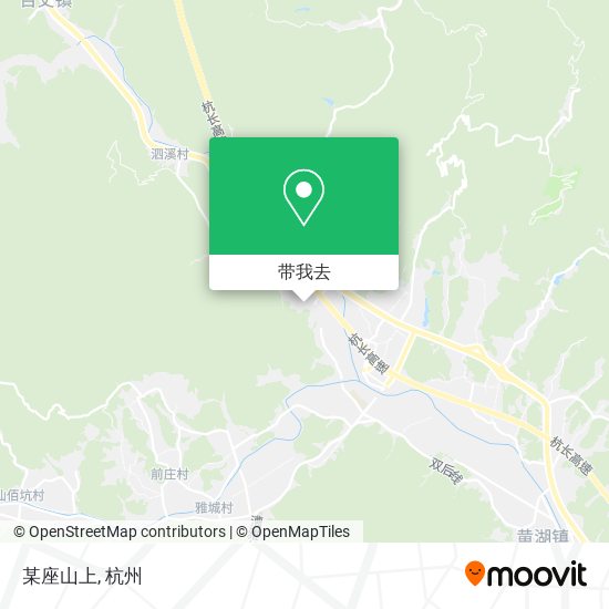 某座山上地图