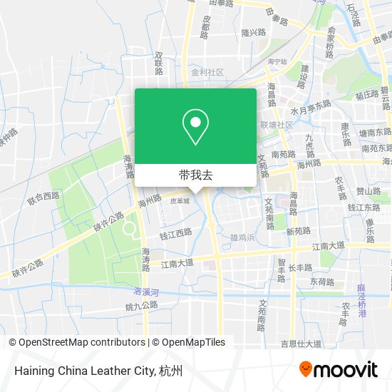 Haining China Leather City地图
