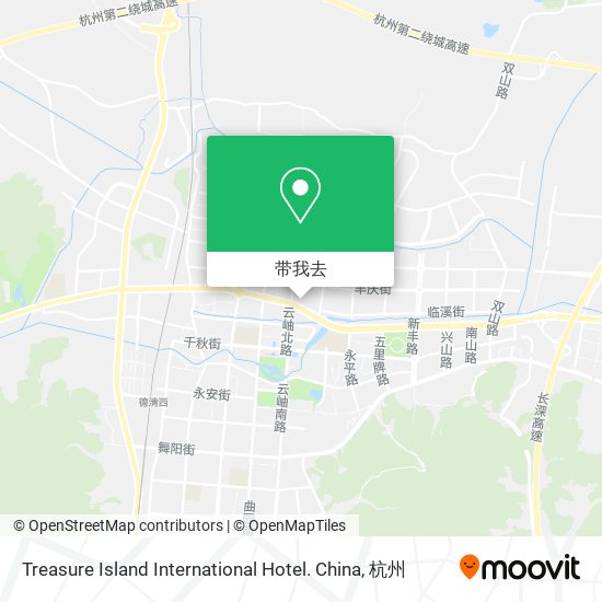 Treasure Island International Hotel. China地图