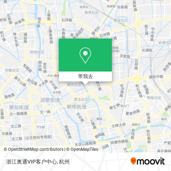 浙江奥通VIP客户中心地图