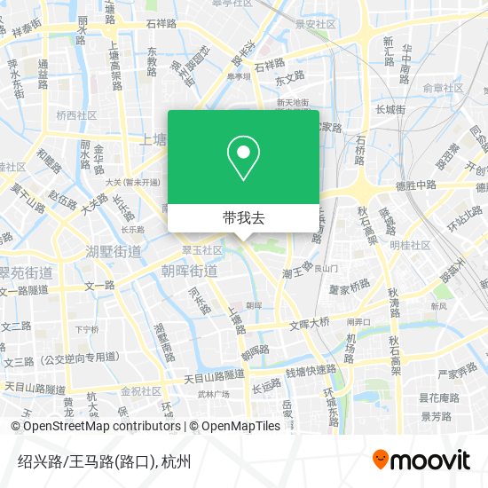 绍兴路/王马路(路口)地图