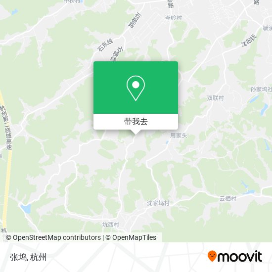 张坞地图