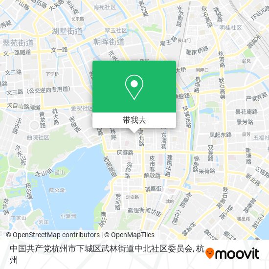 中国共产党杭州市下城区武林街道中北社区委员会地图