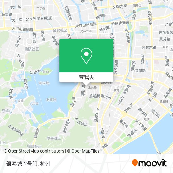 银泰城-2号门地图