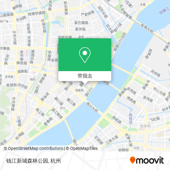钱江新城森林公园地图