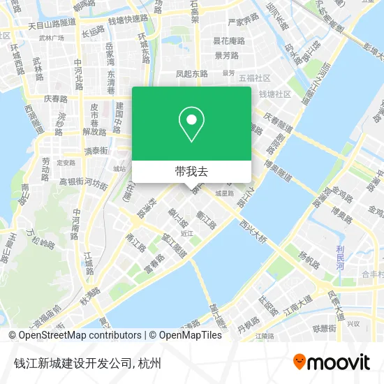 钱江新城建设开发公司地图