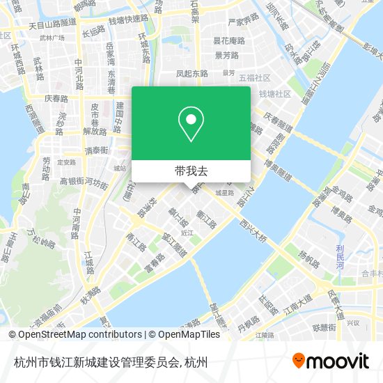 杭州市钱江新城建设管理委员会地图