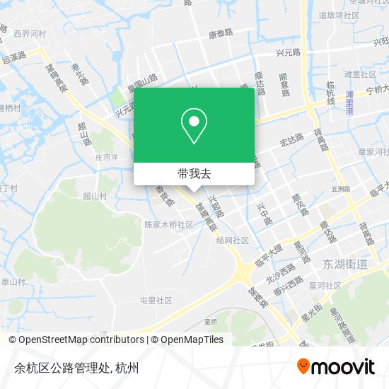 余杭区公路管理处地图