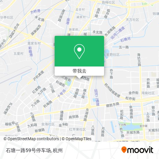 石塘一路59号停车场地图