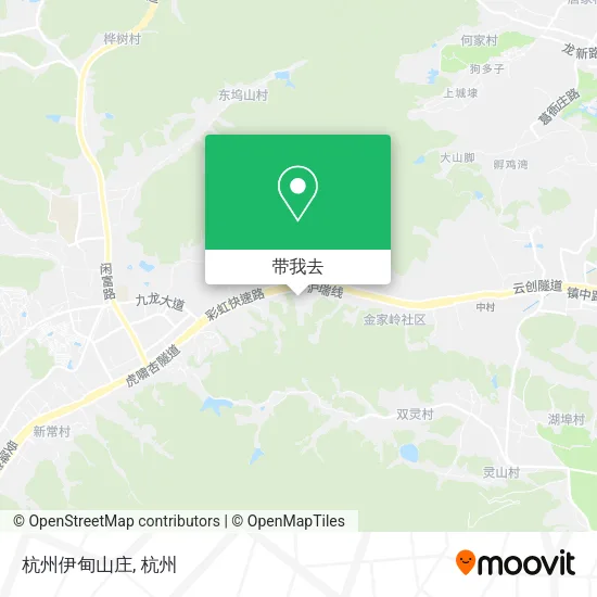 杭州伊甸山庄地图