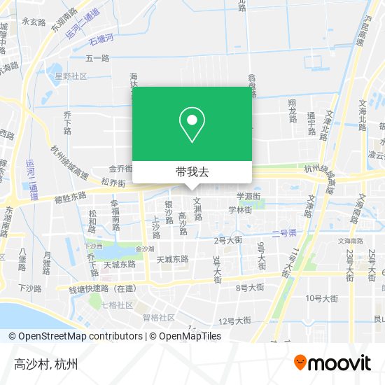 高沙村地图