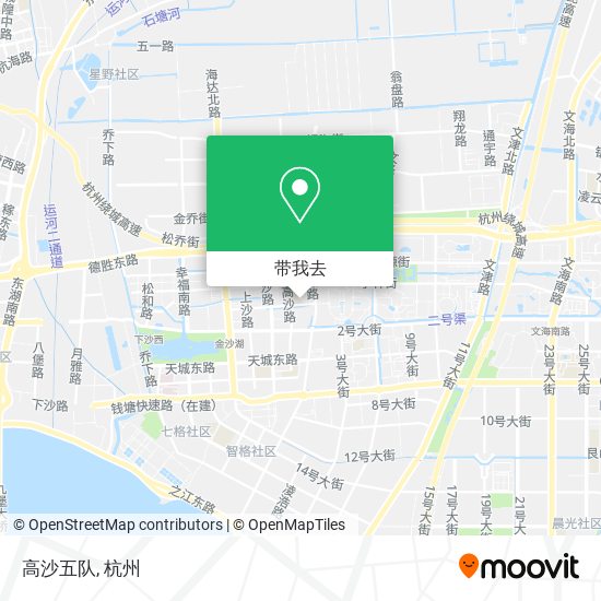 高沙五队地图