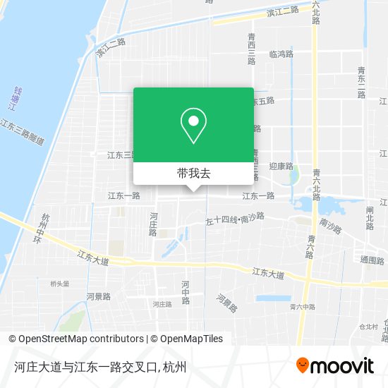河庄大道与江东一路交叉口地图