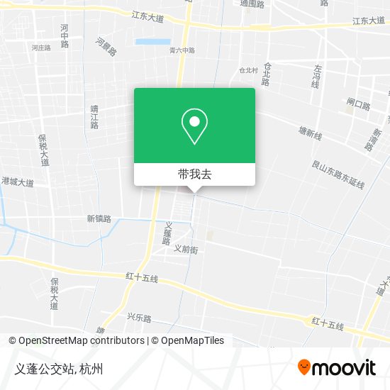 义蓬公交站地图