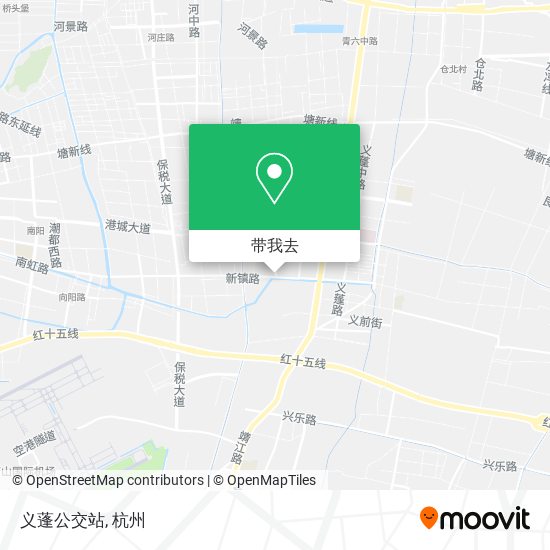 义蓬公交站地图