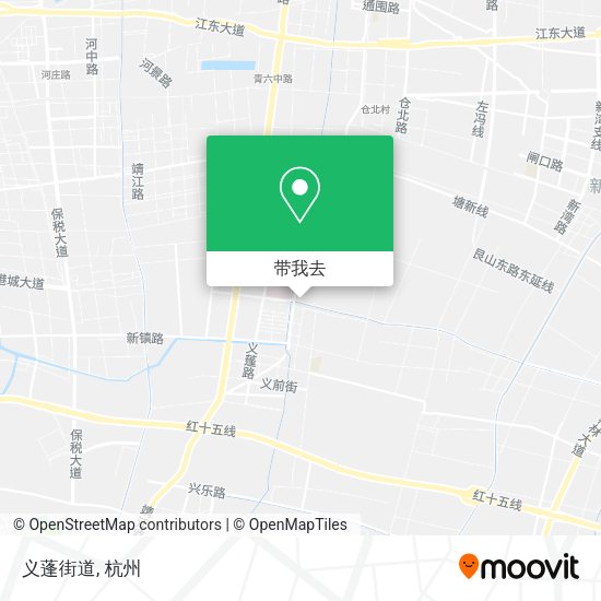义蓬街道地图