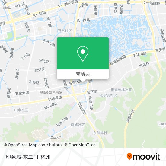 印象城-东二门地图